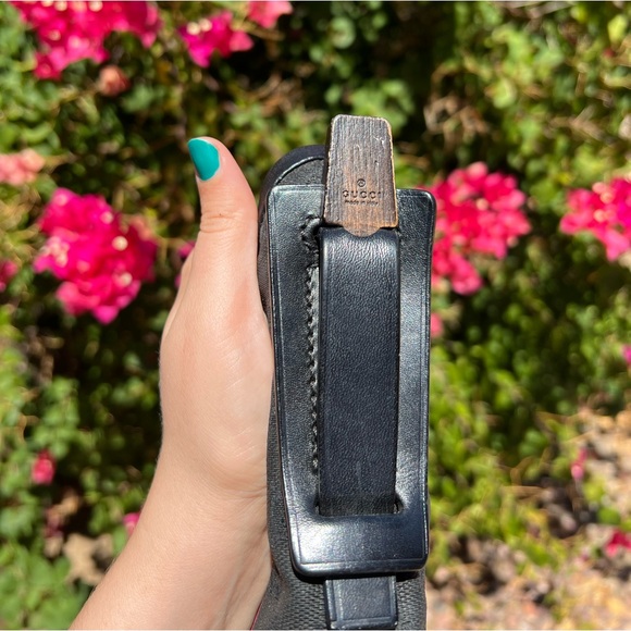 Authentic Gucci canvas hobo shoulder bag - Picture 4 of 12